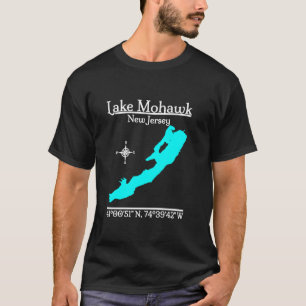 Camiseta Carretera de manga larga en el lago Mohawk New Jer