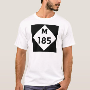 Camiseta Carretera   de Michigan de la isla de M-185