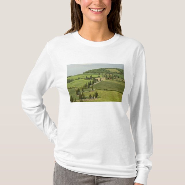 Camiseta Carretera de Pienza a Montepulciano, (Anverso)