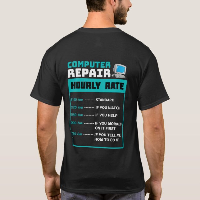 Camiseta Carretera de reparación de equipos (Reverso)