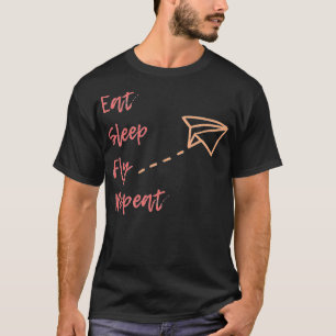 Camiseta Carretera de viaje del operador de vuelo