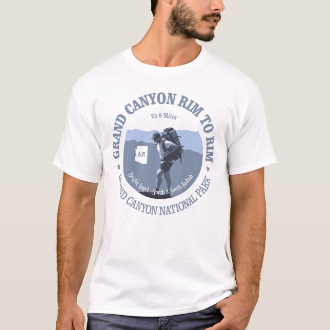 Camiseta Carretera del Gran Cañón a la senda de la llanta ( (Anverso)