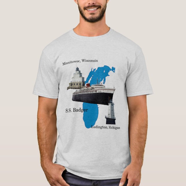 Camiseta Carretera del lago Badger Michigan (Anverso)