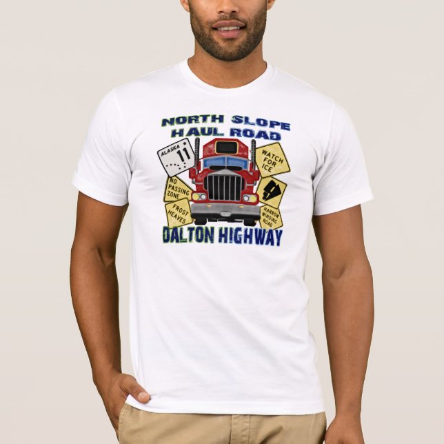 Camiseta Carretera del norte de Dalton del camino del (Anverso)