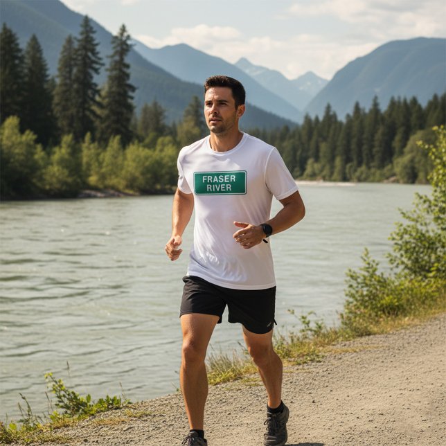 Camiseta Carretera del río Fraser Rótulo British Columbia C (Subido por el creador)
