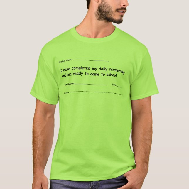 Camiseta Carretera deslizante de permiso (Anverso)