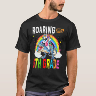 Camiseta Carretera en 5º grado de Unicornio Dabbing Ridin