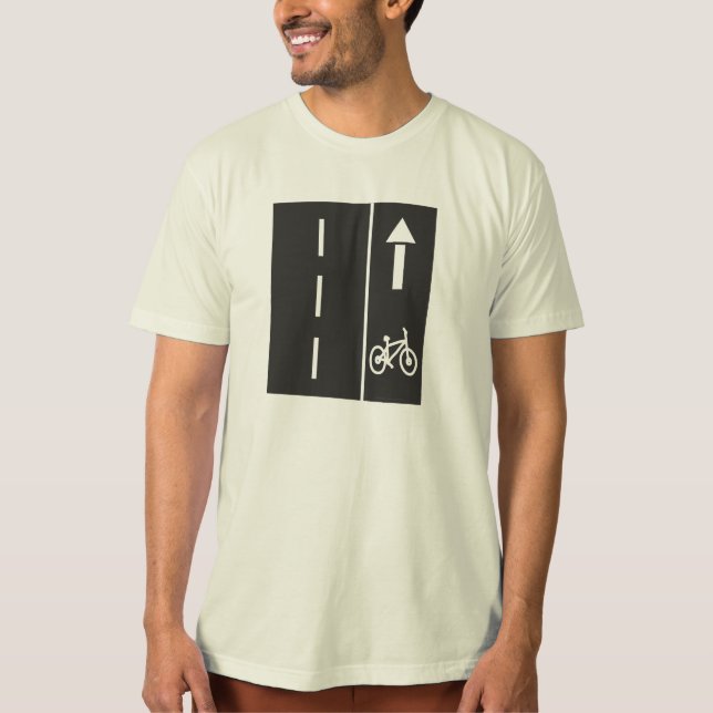 Camiseta Carretera En Bicicleta (Anverso)