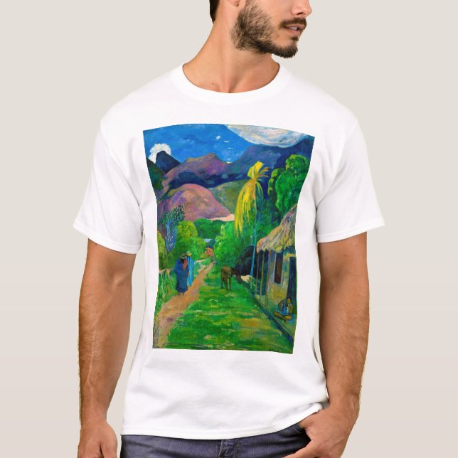Camiseta Carretera en Tahití, Gauguin (Anverso)
