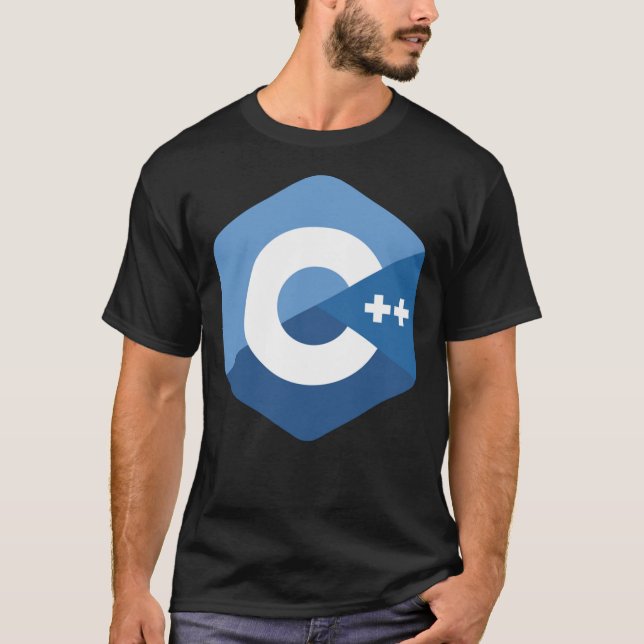 Camiseta Carretera esencial para el logotipo de C++ (Anverso)
