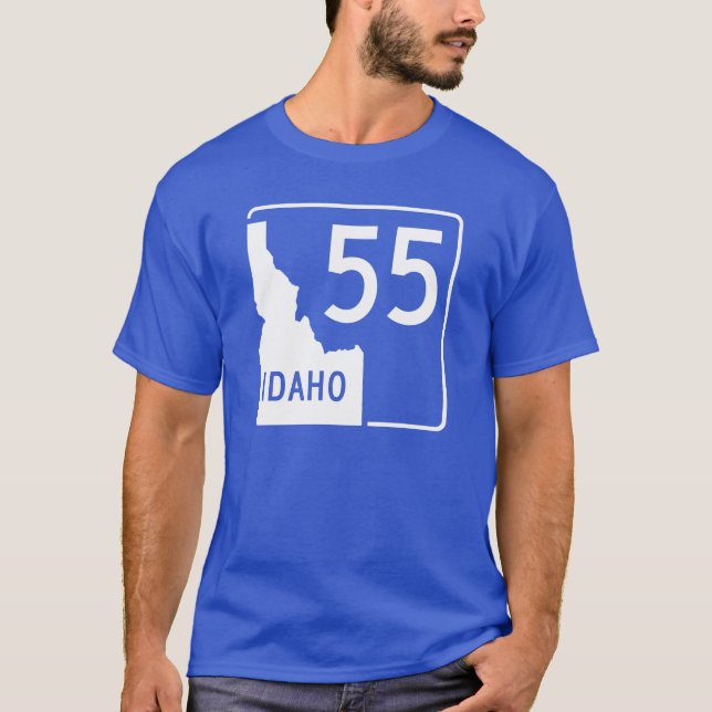 Camiseta Carretera estatal 55 de Idaho (Anverso)