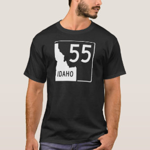 Camiseta Carretera estatal 55 de Idaho