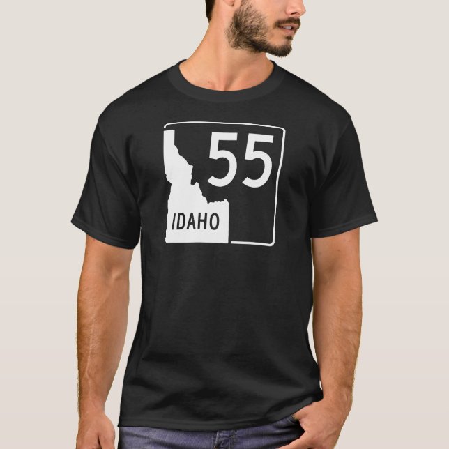 Camiseta Carretera estatal 55 de Idaho (Anverso)