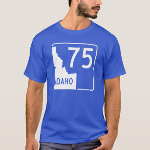 Camiseta Carretera estatal 75 de Idaho