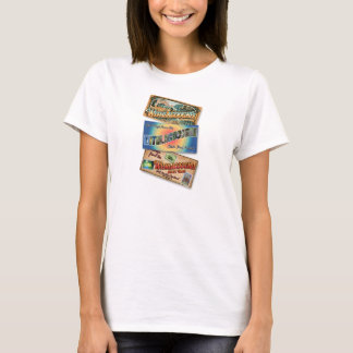 Camiseta Carretera Estatal de Withlacoochee Postcard Oficia