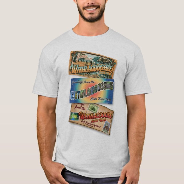 Camiseta Carretera Estatal de Withlacoochee Postcard Oficia (Anverso)