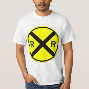 Camiseta Carretera ferroviaria muy divertida que cruza cami