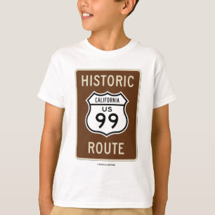 Camiseta Carretera histórica 99 (California) de los