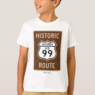 Camiseta Carretera histórica 99 (California) de los