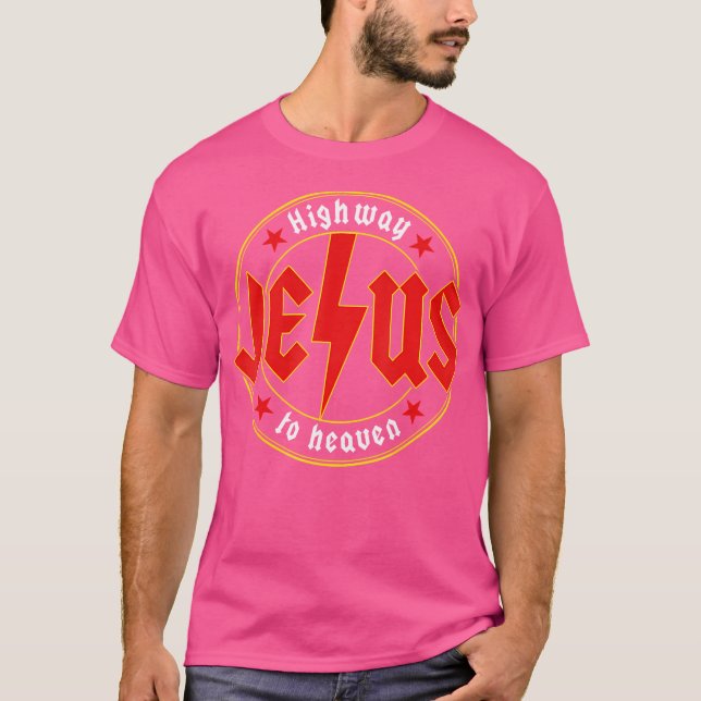 Camiseta Carretera Jesús Al Cielo Biblia Cristiana Verse Fa (Anverso)