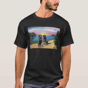 Camiseta Carretera Lake - Dos Recuperadores Labradores (Cho