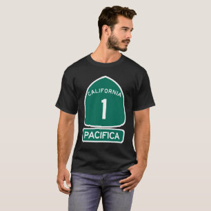 Camiseta Carretera PCH - oscuridad de la Costa del Pacífic