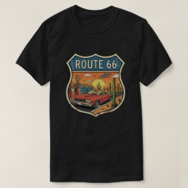 Camiseta Carretera Retro Ruta 66