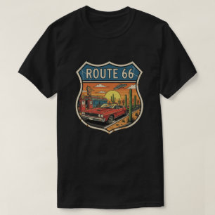 Camiseta Carretera Retro Ruta 66