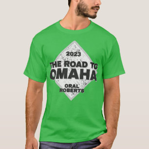 Camiseta Carretera Roberts Oral Al Béisbol Colegio Omaha 20