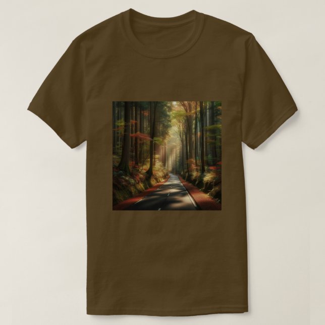 Camiseta Carretera solitaria (Diseño del anverso)