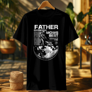 Camiseta Carretera Space Mower Dad Humor de jardín astron