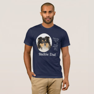 Camiseta Carretera Tri-Color Sheltie Dad