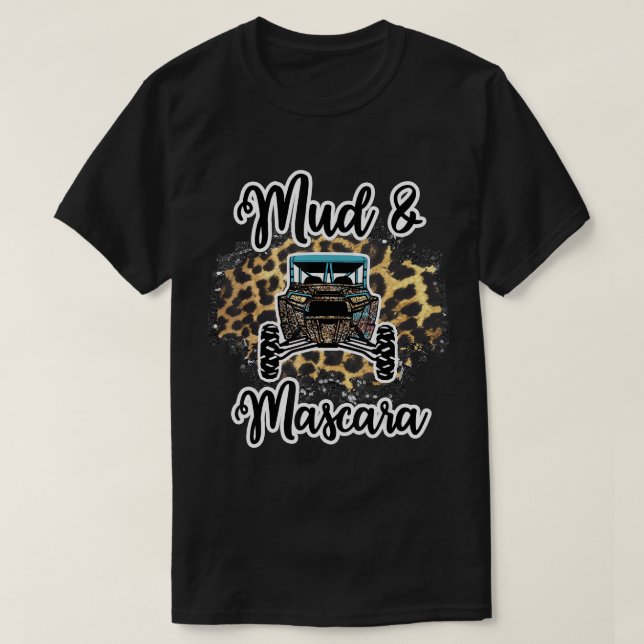 Camiseta Carretera UTV fuera de carretera del leopardo de b (Diseño del anverso)