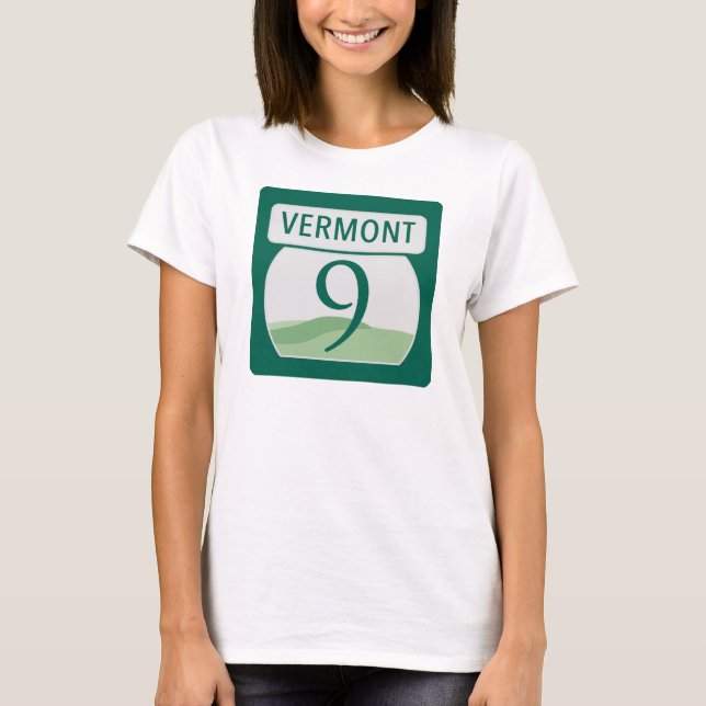 Camiseta Carretera Vermont 9 T-Shirt (Anverso)