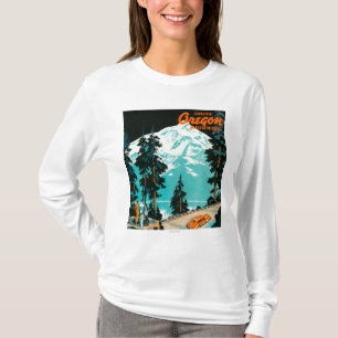 Camiseta Carreteras de Oregon que hacen publicidad del