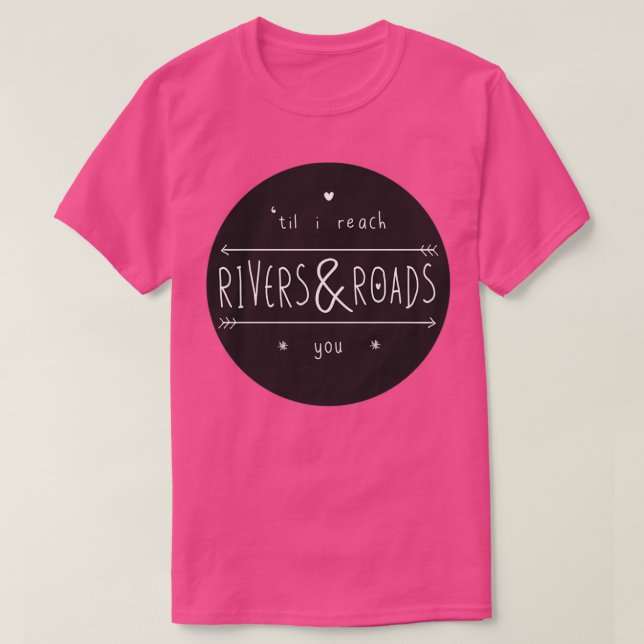 Camiseta Carreteras de ríos (Diseño del anverso)