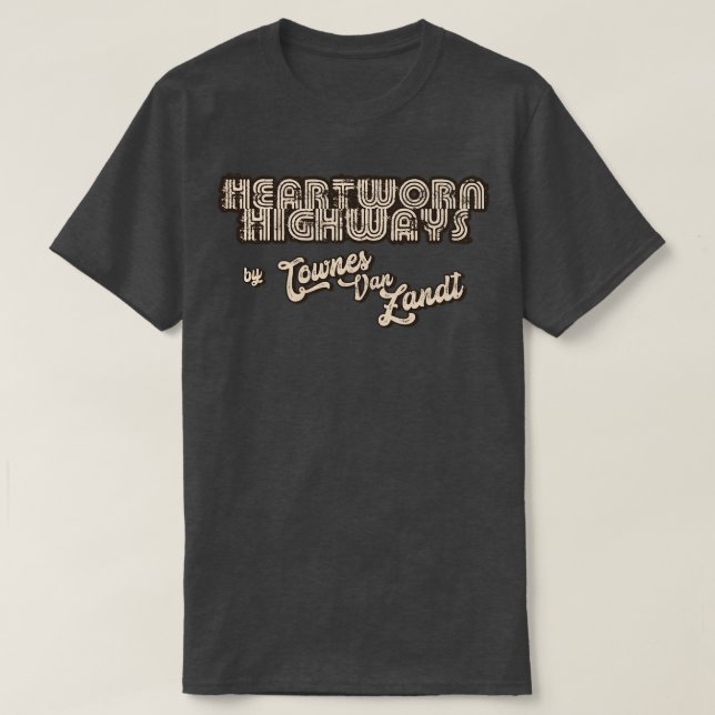 Camiseta Carreteras desgastadas (Diseño del anverso)