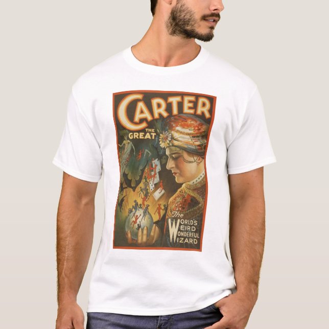 Camiseta Carretero el grande - el mago extraño del mundo (Anverso)