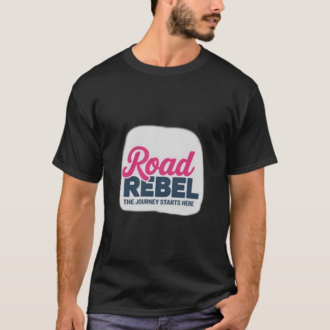 Camiseta carretero-rebelde - Audaz estilo ciclista (Anverso)
