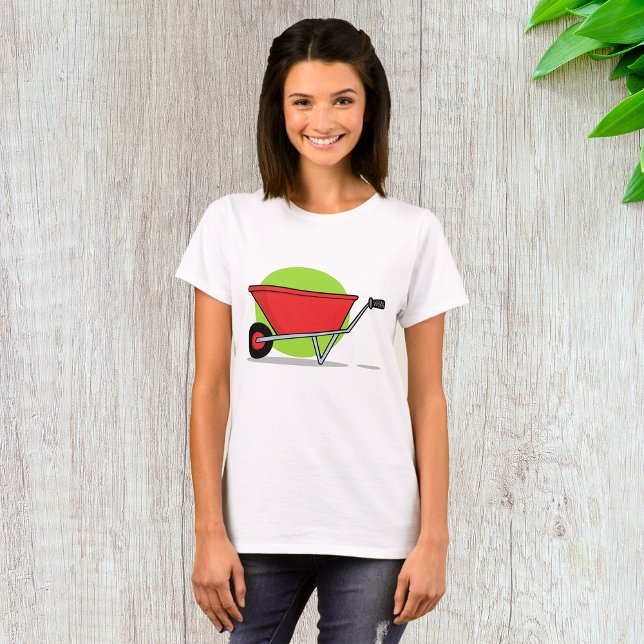 Camiseta Carretilla de jardín de rueda roja (Subido por el creador)