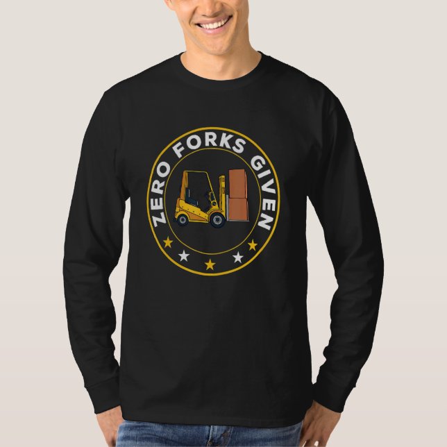 Camiseta Carretilla elevadora sin horquillas (Anverso)
