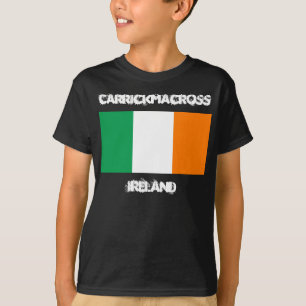 Camiseta Carrickmacross, Irlanda con niños de la bandera ir