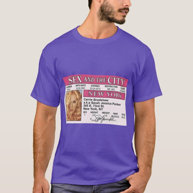 Camiseta carrie bradshaw satc id friends (Anverso)