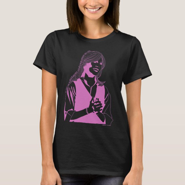Camiseta Carrie Fisher (Anverso)