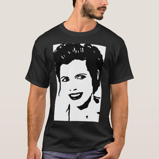 Camiseta Carrie Fisher (Anverso)