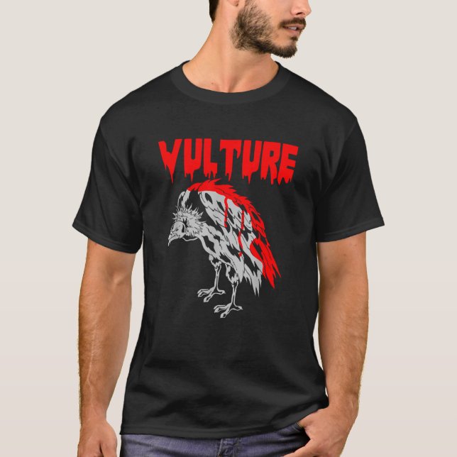 Camiseta Carrion Vulture Spooky Bird Animal Scavenger Blogs (Anverso)