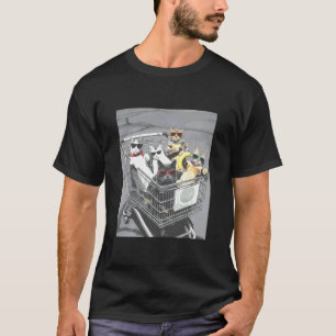 Camiseta Carrito de compras de Cat Gang
