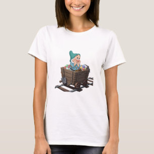 Camiseta Carrito Minero de Snow White Tímida Arte de Diaman