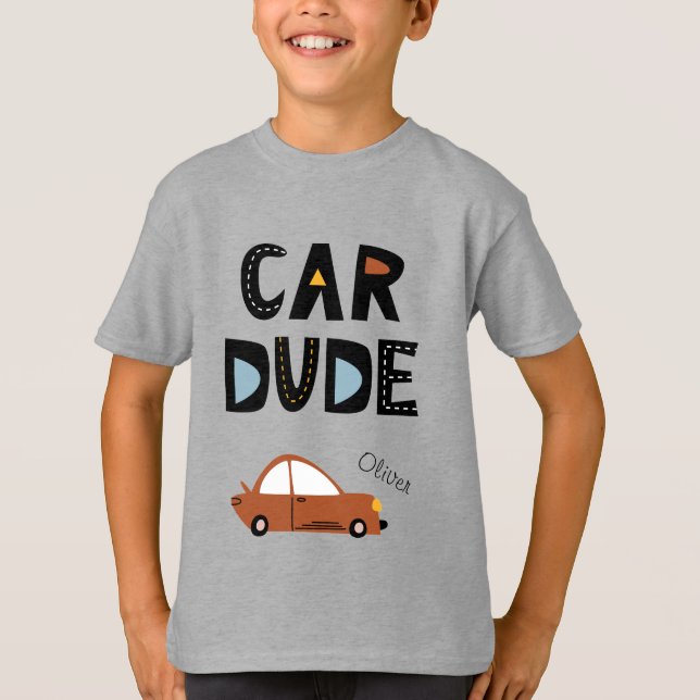 Camiseta Carro con nombre (Anverso)