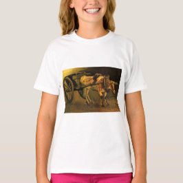 Camiseta Carro con ox rojo y blanco (Vincent van Gogh)